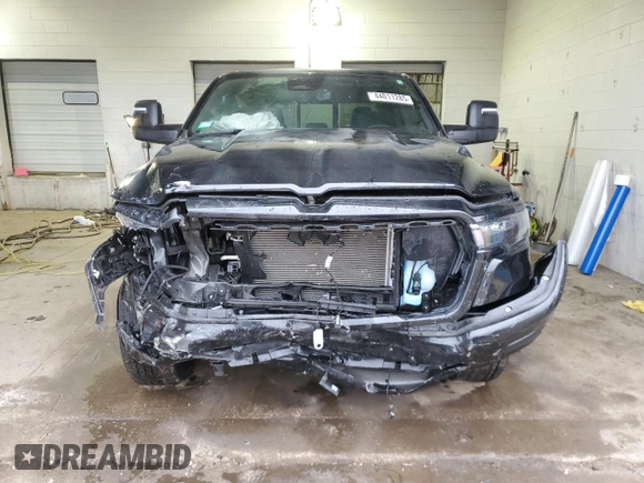 2025 Ram 1500 Big Horn with VIN 1C6SRFFPXSN511220, listed as a Copart auction lot 44011285 with 20,861 mi miles and Salvage Title. Bid and sale history available at carsss.com. Image 5.