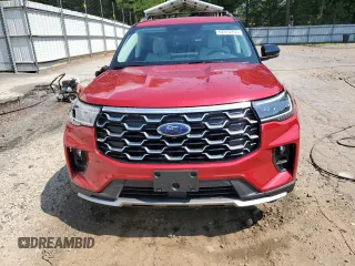 2025 Ford Explorer Platinum с VIN 1FMWK8HCXSGC02495, выставлен на аукционе Copart как лот 62073755 с пробегом 1 042 миль миль и Списание • Salvage title. История ставок и продаж доступна на DreamBid. Изображение 5.