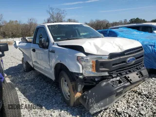 2019 Ford F-150 XL z VIN 1FTMF1CB4KKD65534, wystawiony jako Copart lot #45853215 z przebiegiem 95 872 mil mil oraz Czysty tytuł • Clean title. Historia ofert i sprzedaży dostępna na DreamBid. Obrazek 4.