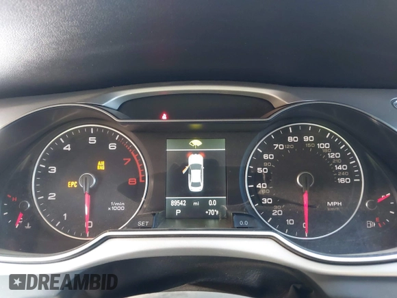 2016 Audi A4 Premium Plus with VIN WAUFFAFL9GA006588, listed as a IAAI auction lot 41903839 with 89,542 mi miles. Bid and sale history available at carsss.com. Image 7.