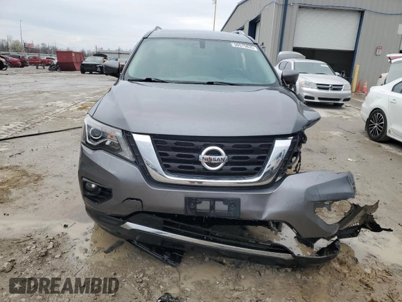 2020 Nissan Pathfinder Platinum with VIN 5N1DR2DM0LC634911, listed as a Copart auction lot 50575835 with 80,597 mi miles and Salvage title. Bid and sale history available at DreamBid. Image 5.