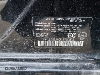 2020 Subaru Crosstrek z VIN JF2GTABC5L8280928, wystawiony jako Copart lot #89307145 z przebiegiem Nie podano mil oraz Szkoda całkowita • Salvage title. Historia ofert i sprzedaży dostępna na DreamBid. Obrazek 14.