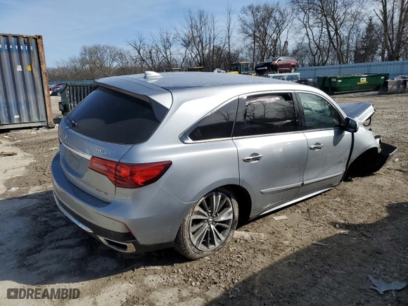 2019 Acura MDX w/Technology Pkg with VIN 5J8YD4H53KL030353, listed as a Copart auction lot 48529185 with 0 mi miles and Non Repairable. Bid and sale history available at carsss.com. Image 3.