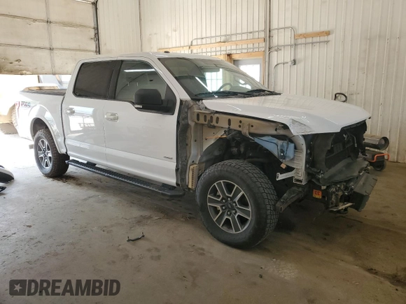 2015 Ford F-150 XLT with VIN 1FTEW1EP1FKD42960, listed as a Copart auction lot 59285335 with 209,452 mi miles and Salvage title. Bid and sale history available at DreamBid. Image 4.