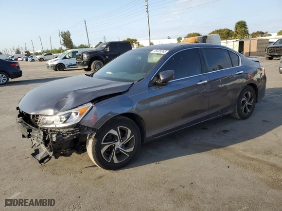 2016 Honda Accord Sedan LX with VIN 1HGCR2F33GA068962, listed as a Copart auction lot 48405065 with 159,365 mi miles and Salvage Title. Bid and sale history available at carsss.com. Image 1.