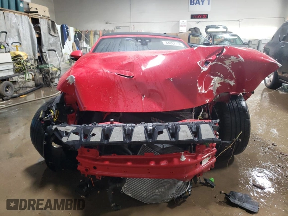 2022 Jaguar F-Type with VIN SAJD55FE3NCK77770, listed as a Copart auction lot 84887134 with Not Provided miles and Salvage Title. Bid and sale history available at DreamBid. Image 5.
