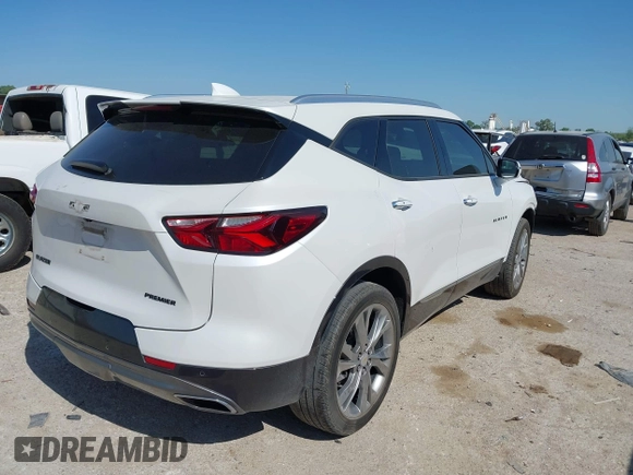 2022 Chevrolet Blazer Premier with VIN 3GNKBFRS8NS159382, listed as a IAAI auction lot 42031038 with 65,055 mi miles and . Bid and sale history available at DreamBid. Image 4.