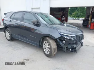 2022 Chevrolet Equinox LS z VIN 3GNAXHEV5NS207459, wystawiony jako IAAI lot #42044549 z przebiegiem 51 757 mil mil oraz . Historia ofert i sprzedaży dostępna na DreamBid. Obrazek 1.