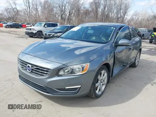 2016 Volvo S60 T5 Drive-E Premier with VIN YV126MFK0G2413469, listed as a IAAI auction lot 41726912 with 39,182 mi miles. Bid and sale history available at carsss.com. Image 2.
