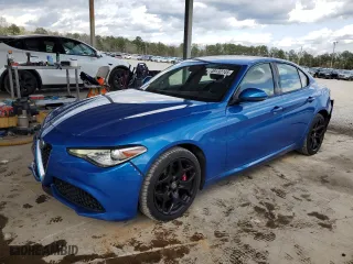 2020 Alfa Romeo Giulia with VIN ZARFANAN4L7632774, listed as a Copart auction lot 49132745 with 62,793 mi miles and Clean Title. Bid and sale history available at carsss.com. Image 1.