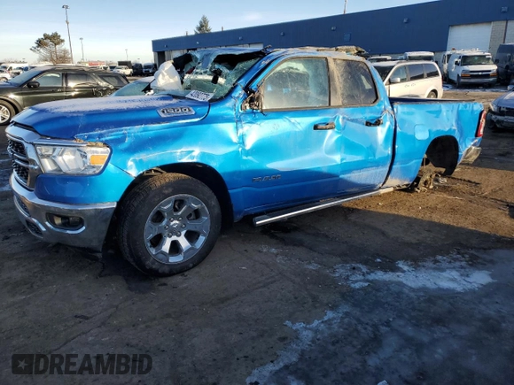 2023 Ram 1500 Big Horn z VIN 1C6RRFBG0PN567260, wystawiony jako Copart lot #42092775 z przebiegiem 16 860 mil mil oraz Nie do naprawy • Non repairable. Historia ofert i sprzedaży dostępna na DreamBid. Obrazek 1.