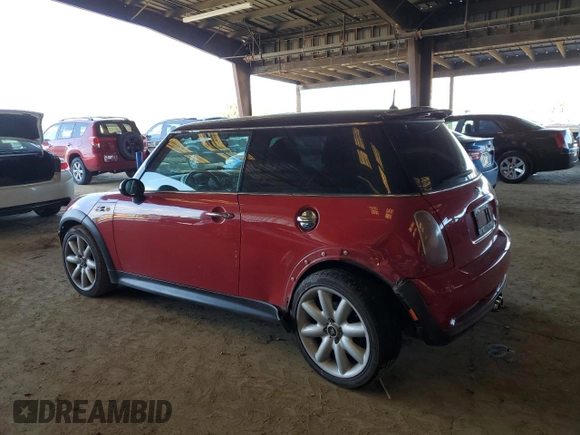 2003 MINI Hardtop S with VIN WMWRE33423TD59829, listed as a Copart auction lot 51691785 with 124,612 mi miles and Salvage Title. Bid and sale history available at DreamBid. Image 2.