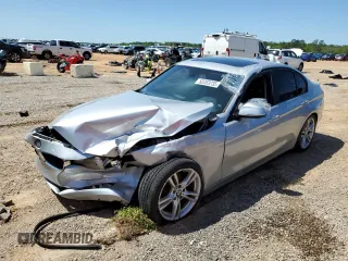 2012 BMW 3 Series 328i with VIN WBA3A5C53CF342314, listed as a Copart auction lot 52283235 with 158,933 mi miles and Salvage Title. Bid and sale history available at carsss.com. Image 1.
