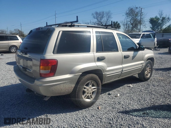 2004 Jeep Grand Cherokee with VIN 1J8GX48S84C329291, listed as a Copart auction lot 43295185 with 234,680 mi miles and Salvage title. Bid and sale history available at DreamBid. Image 3.