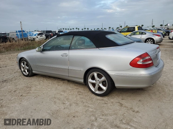 2005 Mercedes-Benz CLK 320 with VIN WDBTK65G55T037176, listed as a Copart auction lot 75594214 with Not Provided miles and Salvage Title. Bid and sale history available at DreamBid. Image 2.