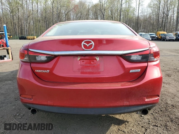 2017 Mazda Mazda6 Touring with VIN JM1GL1V59H1129408, listed as a Copart auction lot 54129295 with 90,672 mi miles and Salvage Title. Bid and sale history available at carsss.com. Image 6.