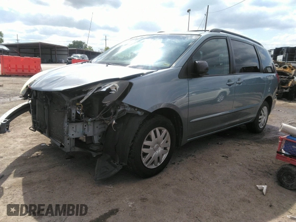 2006 Toyota Sienna CE with VIN 5TDZA23C46S456224, listed as a IAAI auction lot 36535650 with 224,139 mi miles and . Bid and sale history available at DreamBid. Image 2.