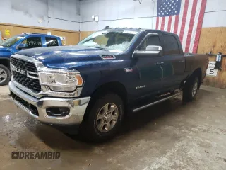 2022 Ram 2500 Big Horn with VIN 3C6UR5DJ6NG143228, listed as a Copart auction lot 80479734 with 12,581 mi miles and Salvage Title. Bid and sale history available at carsss.com. Image 1.