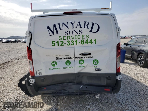 2024 Ford Transit Cargo with VIN 1FTYE1Y85RKA92213, listed as a Copart auction lot 51353935 with 4,645 mi miles and Salvage Title. Bid and sale history available at carsss.com. Image 12.