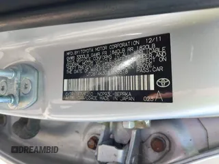2012 Toyota Yaris with VIN JTDBT4K30CL026518, listed as a IAAI auction lot 42842689 with 123,346 mi miles and . Bid and sale history available at DreamBid. Image 9.