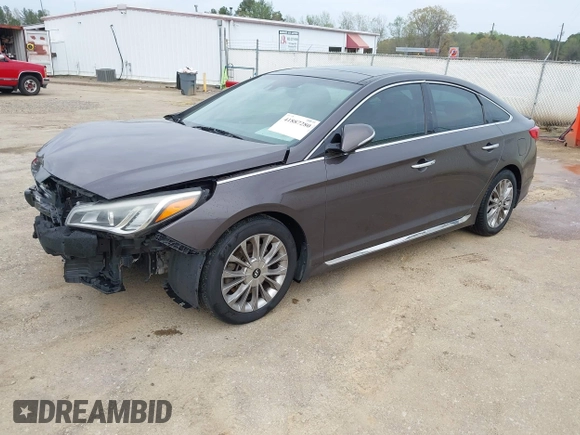 2015 Hyundai Sonata Limited with VIN 5NPE34AF4FH037765, listed as a IAAI auction lot 41887280 with 235,024 mi miles and . Bid and sale history available at carsss.com. Image 18.