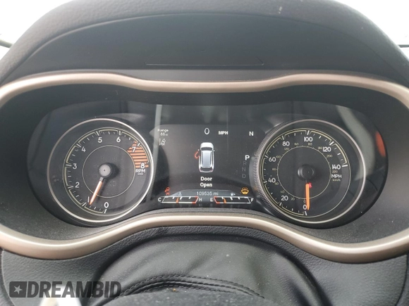 2018 Jeep Cherokee Limited with VIN 1C4PJLDX5JD584152, listed as a Copart auction lot 44037855 with 109,535 mi miles and Salvage title. Bid and sale history available at DreamBid. Image 9.