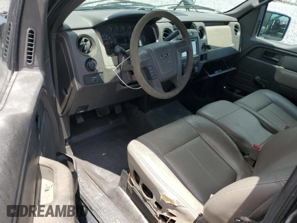 2010 Ford F-150 XL with VIN 1FTMF1CW2AKA59689, listed as a Copart auction lot 56910195 with 167,899 mi miles and Salvage title. Bid and sale history available at DreamBid. Image 8.