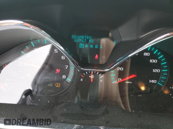 2017 Chevrolet Traverse Premier with VIN 1GNKVJKD7HJ259663, listed as a Copart auction lot 45358935 with 80,767 mi miles and Salvage Title. Bid and sale history available at DreamBid. Image 9.