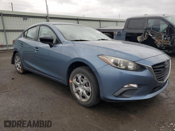 2015 Mazda 3 i SV with VIN JM1BM1T72F1246207, listed as a Copart auction lot 51022295 with 78,621 mi miles and Salvage Title. Bid and sale history available at carsss.com. Image 4.