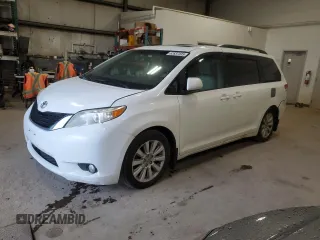 2013 Toyota Sienna XLE AAS with VIN 5TDYK3DC6DS315844, listed as a Copart auction lot 62637335 with Not provided miles and Salvage title. Bid and sale history available at DreamBid. Image 1.
