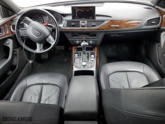 2013 Audi A6 3.0T Premium Plus with VIN WAUGGAFC9DN005169, listed as a Copart auction lot 54559995 with 185,308 mi miles and Clean Title. Bid and sale history available at carsss.com. Image 8.