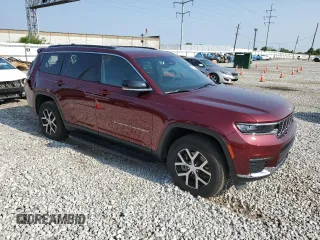 2025 Jeep Grand Cherokee Limited with VIN 1C4RJKBG9S8642375, listed as a Copart auction lot 59274395 with 14,189 mi miles and Salvage title. Bid and sale history available at DreamBid. Image 4.