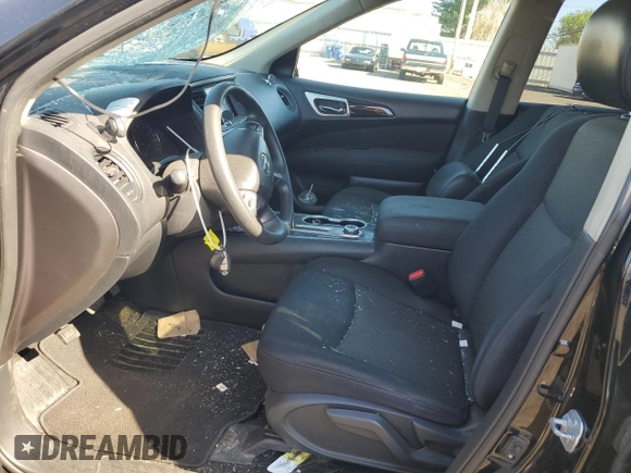 2017 Nissan Pathfinder SL with VIN 5N1DR2MM2HC629331, listed as a Copart auction lot 54307485 with 155,383 mi miles and Salvage Title. Bid and sale history available at DreamBid. Image 7.