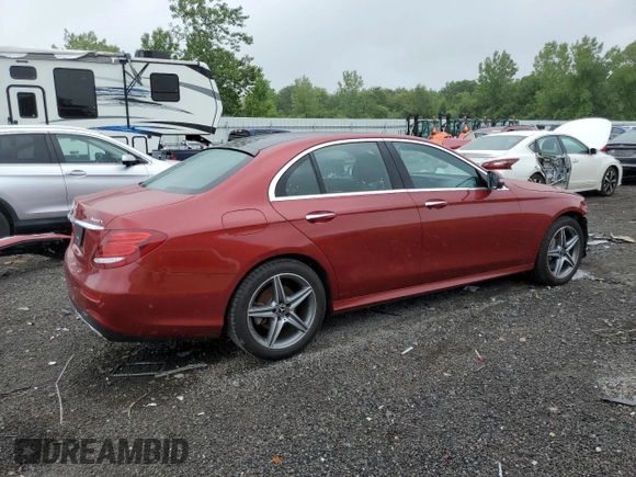 2019 Mercedes-Benz E 300 with VIN WDDZF4KB7KA510425, listed as a Copart auction lot 58826625 with 25,774 mi miles and Salvage title. Bid and sale history available at DreamBid. Image 3.