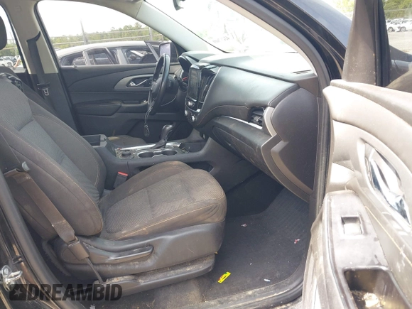 2018 Chevrolet Traverse LT Cloth with VIN 1GNERGKW6JJ281682, listed as a IAAI auction lot 42467609 with 199,580 mi miles and . Bid and sale history available at DreamBid. Image 5.