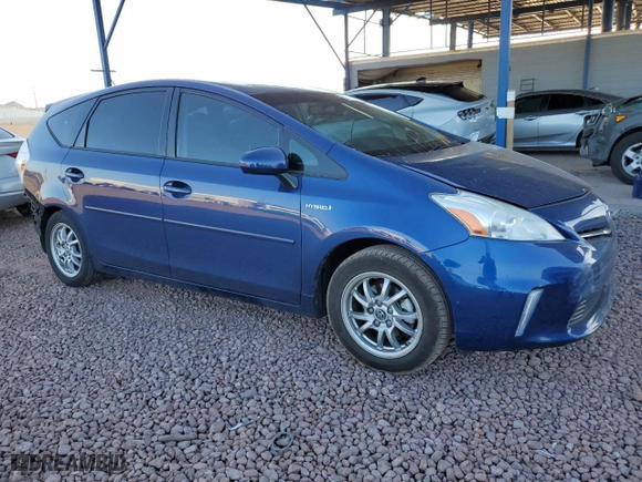 2012 Toyota Prius v Two with VIN JTDZN3EU4C3037013, listed as a Copart auction lot 51873615 with 85,112 mi miles and Salvage Title. Bid and sale history available at carsss.com. Image 4.