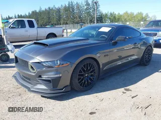 2018 Ford Mustang GT with VIN 1FA6P8CF4J5185412, listed as a IAAI auction lot 42077594 with 44,654 mi miles and . Bid and sale history available at DreamBid. Image 2.