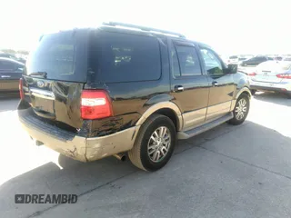 2010 Ford Expedition Eddie Bauer with VIN 1FMJU1H55AEB72829, listed as a IAAI auction lot 38853624 with 199,085 mi miles and . Bid and sale history available at DreamBid. Image 4.
