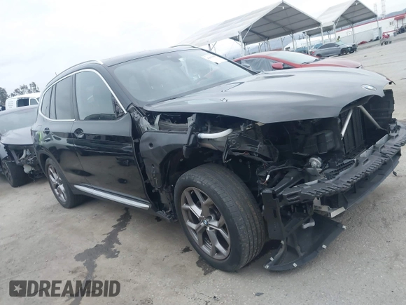 2022 BMW X3 sDrive30i with VIN WBX47DP03NN163698, listed as a IAAI auction lot 41803883 with 28,259 mi miles and . Bid and sale history available at DreamBid. Image 14.