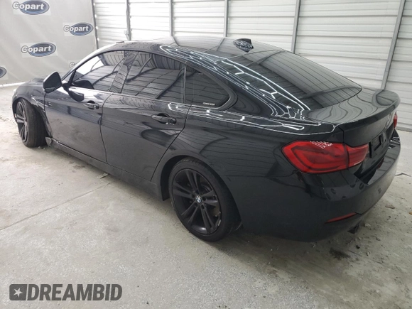 2018 BMW 4 Series 440i with VIN WBA4J5C59JBF07309, listed as a Copart auction lot 74893994 with 89,054 mi miles and Salvage Title. Bid and sale history available at DreamBid. Image 2.