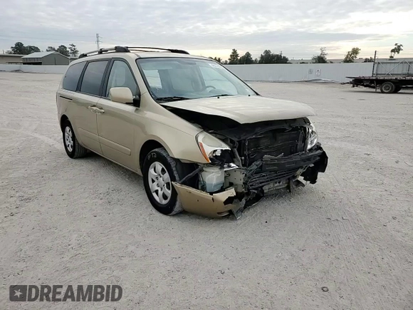 2008 Kia Sedona LX with VIN KNDMB233686258013, listed as a Copart auction lot 50069834 with 308,111 mi miles and Salvage Title. Bid and sale history available at carsss.com. Image 12.