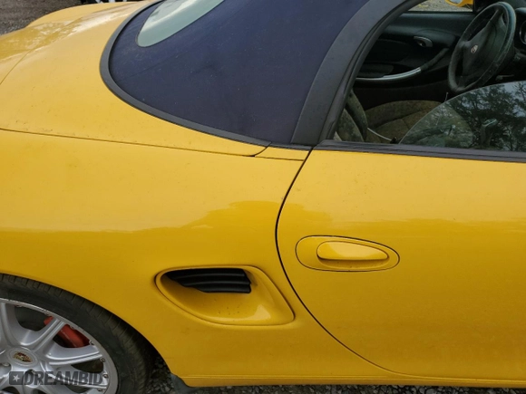 2002 Porsche Boxster S with VIN WP0CB29822U663240, listed as a Copart auction lot 80879314 with 0 mi miles and Salvage Title. Bid and sale history available at carsss.com. Image 10.