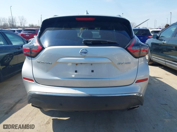 2020 Nissan Murano SV with VIN 5N1AZ2BS7LN124449, listed as a IAAI auction lot 41775387 with 106,558 mi miles. Bid and sale history available at carsss.com. Image 17.