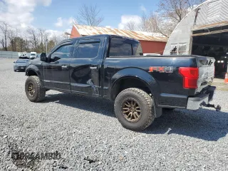 2018 Ford F-150 XL with VIN 1FTFW1E11JFD72882, listed as a Copart auction lot 54315135 with 0 mi miles and Salvage Title. Bid and sale history available at carsss.com. Image 2.