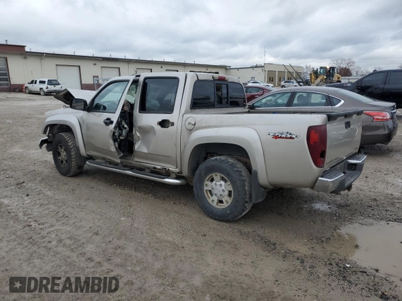2005 GMC Canyon 1SF SLE Z71 with VIN 1GTDT136658127360, listed as a Copart auction lot 81308914 with 0 mi miles and Salvage Title. Bid and sale history available at carsss.com. Image 2.