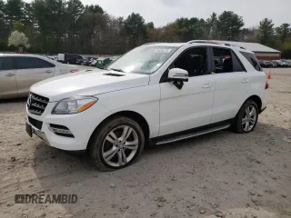 2015 Mercedes-Benz M 350 z VIN 4JGDA5HB5FA543599, wystawiony jako Copart lot #54658225 z przebiegiem 128 849 mil mil oraz Czysty tytuł • Clean title. Historia ofert i sprzedaży dostępna na DreamBid. Obrazek 1.