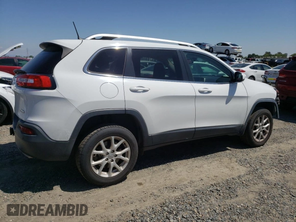 2017 Jeep Cherokee Latitude with VIN 1C4PJMCS7HW625424, listed as a Copart auction lot 54624375 with 79,400 mi miles and Salvage Title. Bid and sale history available at carsss.com. Image 3.