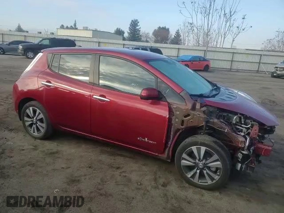 2015 Nissan LEAF SV with VIN 1N4AZ0CP3FC325967, listed as a Copart auction lot 70502122 with 30,502 mi miles. Bid and sale history available at carsss.com. Image 11.