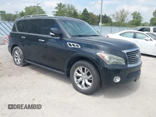 2011 Infiniti QX56 8-passenger z VIN JN8AZ2NC0B9302772, wystawiony jako IAAI lot #42261624 z przebiegiem 190 393 mil mil oraz . Historia ofert i sprzedaży dostępna na DreamBid. Obrazek 1.