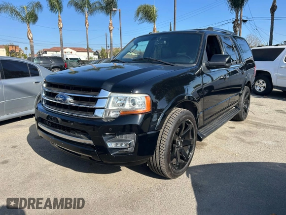 2016 Ford Expedition Limited z VIN 1FMJU1KT9GEF12970, wystawiony jako Copart lot #54452805 z przebiegiem 158 463 mil mil oraz Czysty tytuł • Clean title. Historia ofert i sprzedaży dostępna na DreamBid. Obrazek 2.